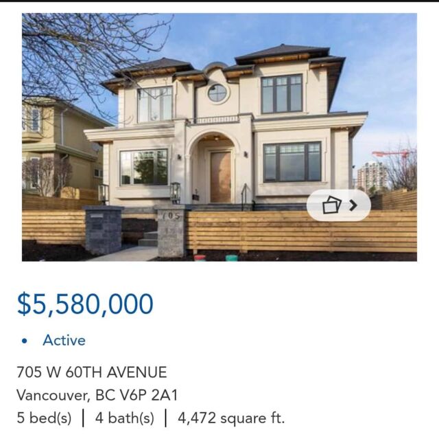 R2540997
Original Price: $5,580,000
Depth/Size: 134
Lot Size Acres: 0
Lot Size SqFt: 6,700
Lot Frontage (Feet): 50
Lot Fronage (Metres): 15
Total Bedrooms: 5
Master Bedroom: Above
Total Baths: 4
Full Baths: 1
Half Baths: 3
PID: 010-277-790
Approx. Year Built: 2021
Type: House/Single Family
Zoning: RS-1

#realestate #Vancouverrealestate #vancouvercustomhomes